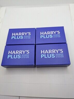 New in Box Harry's Plus 5-blade Disposable Shaving Cartridges - 4 Packs Of 4